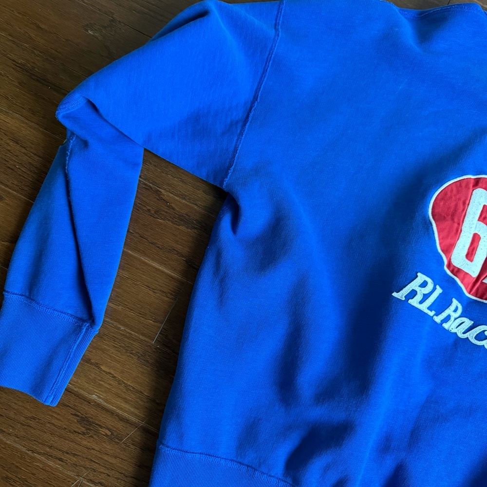 Ralph Lauren Blue Motor Racing Crewneck Sweater - Picture 8 of 8